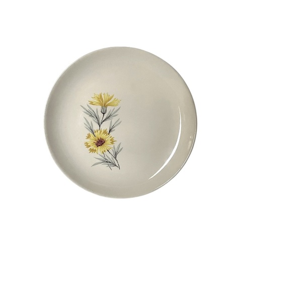 Vintage Taylor,Smith Taylor Ever Yours Golden Button Dessert Plates. Pre owned - Picture 1 of 2